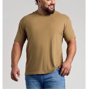 True Classic Men's Tan Classic Crew Neck T-shirt Size 3XL
